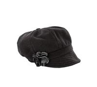 Mucros Weavers Ladies Newsboy Hat - Black