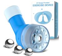 Mucus Clearance Device with 16/18/19MM Stainless Steel Balls, Flutter Valve Clearing Device and Breathing Muscle Exercising Device for Strenthing, GY Design Provided
