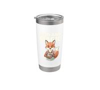 Mud and Magic Gardening Fox Coffee Quote Stainless Steel Insulated Tumbler