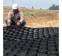 Mud Control Grid for Horses & Livestock 5-10cm Honeycomb Paver System for Farm Garden & Parking 32-30-23-20-16-10ft Permeable Gravel Driveway Grids (H: 5cm/2in 2m x 7m)