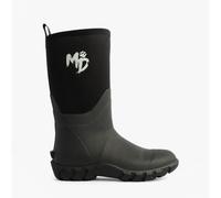 Mud Dogs Men's Rutland Mid Pull On Mid Calf Wellington Boots in Black | Size: 6 Mud Dogs Black 6