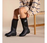 Rutland Mid Neoprene Wellington Boots Mud Dogs Black 4
