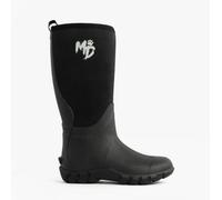 Mud Dogs Rutland Tall Neoprene Wellington Boots Black