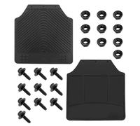 Mud Flap 2Pc Rubber Mud Flaps For Land For Rover For Defender 110 130 1990-2016 Mudguard Mudflap LR055330 LR055334 Mud Flap Splash Guard