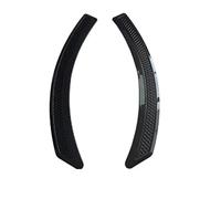 Mud Flap 2Piece Widened Carbon Fiber Rubber Car Wheel Eyebrow Universal Protector Trim Anti-scratch Strip Fenders Extension Arch Supply Mud Flap Splash Guard