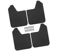 Mud Flap 4Pc Generic Car Mudguard Mudflaps Front And Rear Set Scratch Resistant Spare Parts Vehicle Splash Guards Car Mudguard(Black)