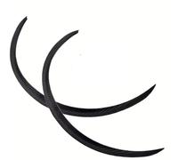Mud Flap Mudguards 2Piece Universal Fender Car Wheel Arches Wing Expander Arch Eyebrow Mudguard Lip Body Kit Anti-scratch Protector Cover Mud Guard Mud Flaps(2X Carbon Fiber Look)