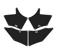 Mud Flap Splash Guard For Toyota For Tacoma 2005-2023 Front Cover Skirt With Clips Engine Splash Guards Fender Liner Mud Flaps Shields Apron Assembly Seal