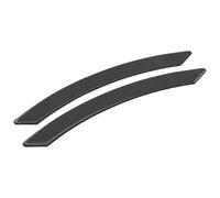 Mud Flap Splash Guards Protector 2Pcs 15'' Carbon Fiber Pattern Car Wheel Eyebrow Arch Trim Lips Strip Fender Flare Car Wheel Arch Guard