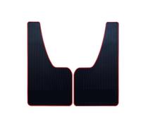 Mud Flaps 2pcs Rubber Sport 4mm Front Rear Set Universal Rally Mud Flaps Splash Guards Mudguards Mudflaps Screws