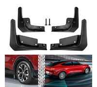 Mud Flaps Fits for Ford Mustang Mach E 2021 2022 Fender Flares Heavy Duty Splash Guard No Drilling Front and Rear Rubber Car Mud Flaps 4 Pcs