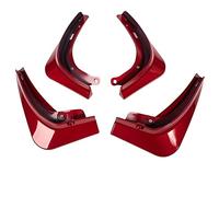 Mud Flaps For Tesla For Model 3 2021 2022 Guard Front Rear Wheel Mudguard Carbon Fiber ABS Accessories Car Wheel Arch Protectors(Red)