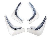 Mud Flaps For Tesla For Model 3 2021 2022 Guard Front Rear Wheel Mudguard Carbon Fiber ABS Accessories Car Wheel Arch Protectors(WHITE)