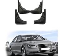 Mud flaps (mudguards) for A&udi A8 D4 2011 2012 2013 2014 2015 2016 2017 cars - 4PCS black set for front/rear splash protection. Shields against road spray, grit, and UK weather.