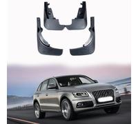 Mud flaps (mudguards) for A&udi Q5 2009 2010 2011 2012 2013 2014 2015 2016 cars - 4PCS black set for front/rear splash protection. Shields against road spray, grit, and UK weather.