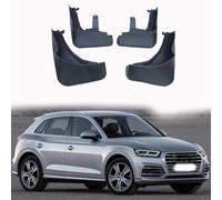 Mud flaps (mudguards) for A&udi Q5 SQ5 S-Line Sport YF 2017 2018 2019 cars - 4PCS black set for front/rear splash protection. Shields against road spray, grit, and UK weather.