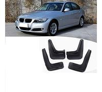 Mud flaps (mudguards) for B&M&W 3 Series E90 E91 E92 2008-2011 cars - 4PCS black set for front/rear splash protection. Shields against road spray, grit, and UK weather.