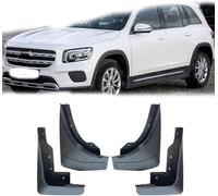 Mud flaps (mudguards) for Mercedes-Benz For GLB-Class X247 2019 2020 2021 2022 cars - 4PCS black set for front/rear splash protection. Shields against road spray, grit, and UK weather.