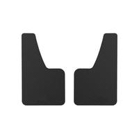 Mud Flaps Universal Black Red Carbon Fiber Splash Guards Fender Cover Mudguards Front Rear Styling Mud Flaps Splash Guards(2pcs Black)