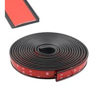 Mud Flaps Universal for Fender Flare Car Wheel Eyebrow Protector Lip Wheel-arch Trim Arch Extenders Decorative Scratch Proof Black Rubber(3 Meters x 4.5cm)