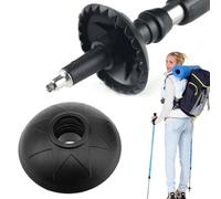 Mud for hiking poles - Nylon 5.5x1.5x2 cm 2 pieces | hiking poles with protection against sand and snow, non-slip, adaptable to the terrain | Rem