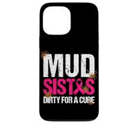 Mud girl Run Dirty for a Cure Breast Cancer Charity Case for iPhone 13 Pro Max