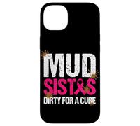 Mud girl Run Dirty for a Cure Breast Cancer Charity Case for iPhone 14 Plus