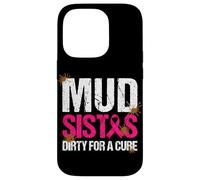 Mud girl Run Dirty for a Cure Breast Cancer Charity Case for iPhone 14 Pro
