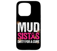 Mud girl Run Dirty for a Cure Breast Cancer Charity Case for iPhone 15 Pro