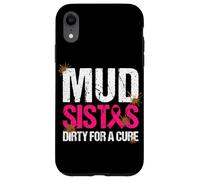 Mud girl Run Dirty for a Cure Breast Cancer Charity Case for iPhone XR