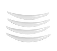 Mud Guards Cars 4pcs Car Styling Invisible Front Rear Wheel Mud Flaps Splash Guards Mudguard Auto modification Accessories for Tesla Mode(White)