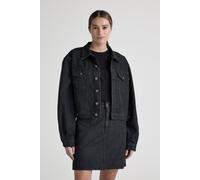 Mud Jeans Gina Jacket Dry Black size M | Denim Jackets Outlet | Women | Black M