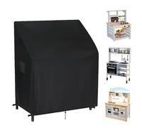 Mud Kitchen Cover, 420D Oxford Fabric, Waterproof, Dustproof, Tear-Resistant, Weatherproof, UV-Resistant, Durable Grill Cover, Protective Cover for Children's Kitchen (110 x 50 x 98 cm)