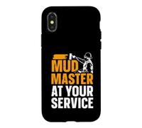 Mud Master At Your Service - Drywaller Case for iPhone X/XS
