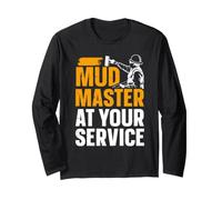 Mud Master At Your Service - Drywaller Long Sleeve T-Shirt