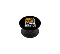 Mud Master At Your Service - Drywaller PopSockets Adhesive PopGrip
