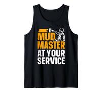 Mud Master At Your Service - Drywaller Tank Top