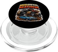 Mud Metal Mayham Cool Monster Truck Lover Fan Enthusiast PopSockets PopGrip for MagSafe