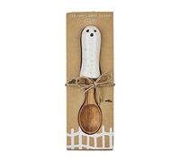 Mud Pie 46300174G Halloween Candy Scoop, Ghost, Stoneware