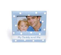 Mud Pie Baby Photo Frame 6X4" - My Daddy And Me (Blue)