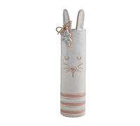 Mud Pie Bunny Stem Vase, Pink; 7" x 2" Dia