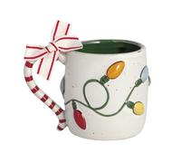 Mud Pie Christmas Christmas Lights Farm Mug