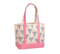 Mud Pie Cotton Canvas Tennis Tote