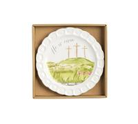 Mud Pie Easter Boxed Cross Plate