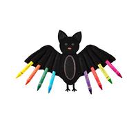 Mud Pie Kids Halloween Crayon Holder, Bat