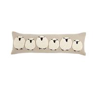 Mud Pie Long Sheep Pillow, Brown