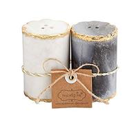 Mud Pie Marble Salt and Pepper Set