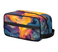 Mud Pie Marble Travel Toiletry Bag for Men ，Marble Pattern Hanging Dopp Kit - Waterproof Shaving Bag Bathroom Bags Wash Bag for Toiletries Accessories, Color10, 10.5"L x 4.4"W x 5.3"H