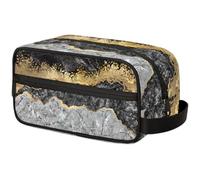 Mud Pie Marble Travel Toiletry Bag for Men ，Marble Pattern Hanging Dopp Kit - Waterproof Shaving Bag Bathroom Bags Wash Bag for Toiletries Accessories, Color18, 10.5"L x 4.4"W x 5.3"H