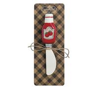 Mud Pie Red Ceramic Ketchup Grill Spreader